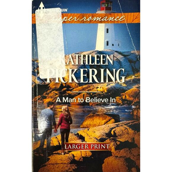 A Man to Believe In by Kathleen Pickering (2014, Paperback) (Large Print) - Picture 1 of 8